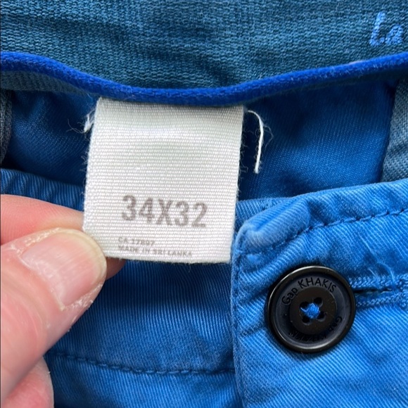 Men's Blue chinos - Picture 5 of 6